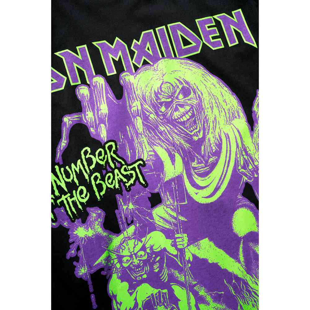 Brandit Iron Maiden - Number of the Beast I Mens T-shirt - Black